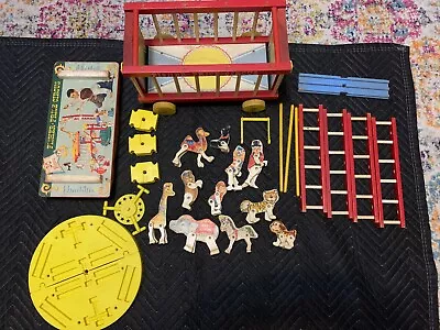 Vintage Fisher Price Big Performing Circus #900 Animals Playset • $74.99