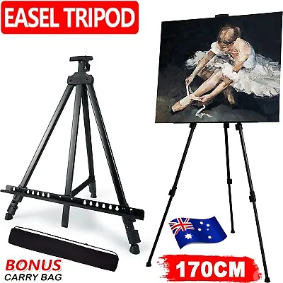 Adjustable Stand Tripod Easel Stand Display Drawing Board Artist Sketch Painting • $22.49