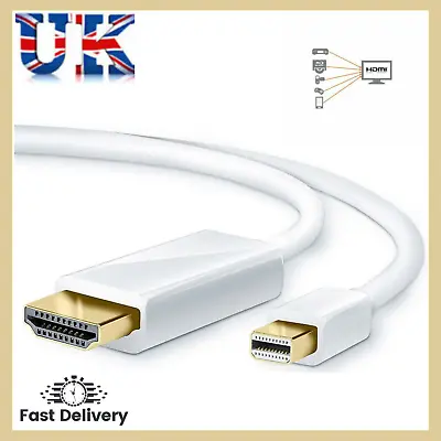 £3.79 • Buy 1.8M Display Port DP TO HDMI Male LCD PC HD TV Laptop AV Cable Adapter