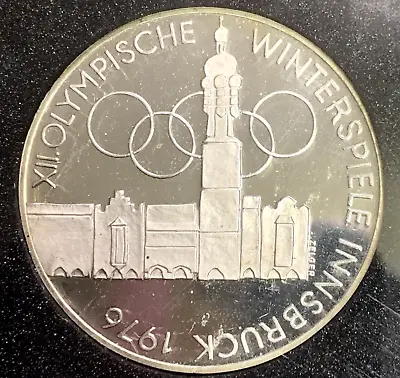 $24.95 • Buy 1976 🔥 Austria Silver 100 Schilling Innsbruck Winter Olympics 🔥🔥🔥 Proof