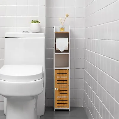$64.99 • Buy Toilet Roll Holder,Toilet Paper Roll Holder With Slim Shelf,Over Toilet Storage 