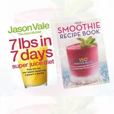 The Juice Master Diet Collection (The Smoothie Recipe & 7LBS  Book) 2 Books Set • £10.99