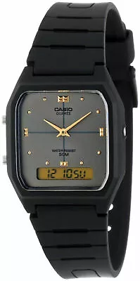 Casio AW48HE-8AV Classic Gray Watch Analog Digital 50m Water Resistant New • $29.95