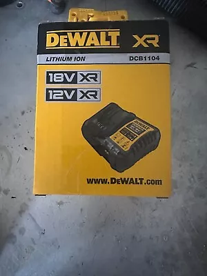 Brand New Unopened Dewalt XR Battery Charger DCB1104  • $39.38