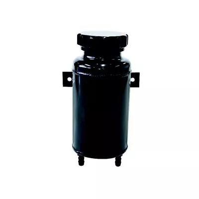 Aeroflow AF77-1015BLK Universal Radiator Overflow Tank 8  X 3.5  -4 Orb Black • $158.38