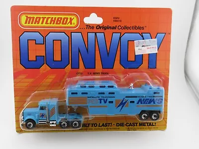 Matchbox Convoy CY15 Peterbilt TV News MBTV Die-Cast Truck 1983 NEW • $13