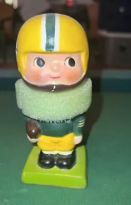 1960's Green Bay Packers Bobblehead Vintage Nodder Square NFL Base Made In Japan • $59.99