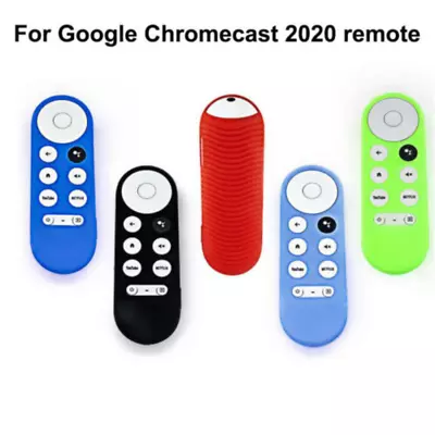 Silicone Case Cover Skin For Google Chromecast 2020 Voice TV With Remote Control • $22.29