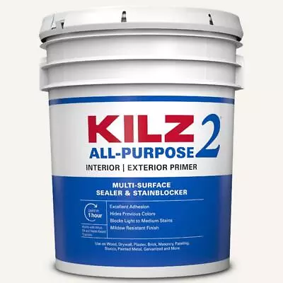 Paint R 5 Gallon White Water-Based Latex Multi-Surface Interior/Exterior • $112.86