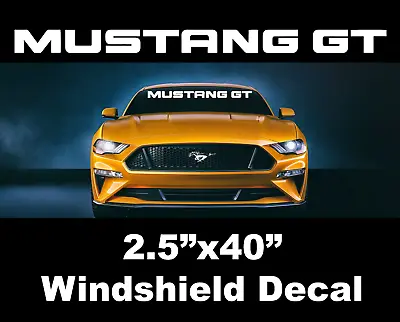 Ford Mustang Sport GT USDM Windshield Logo Text Car Vinyl Decal Sticker NEW  348 • $12.99