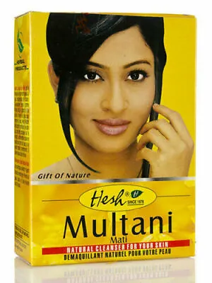 £3.69 • Buy Hesh Multani Mitti/Mati 100g Natural Clay Skin And Face Cleanser Mask Mud Pack