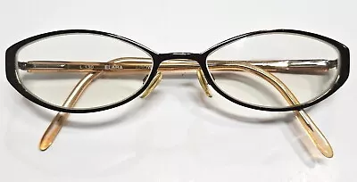 Ellen Tracy ELARA Brown 50-17-130 Metal Full Rim Eyeglasses • $19.95