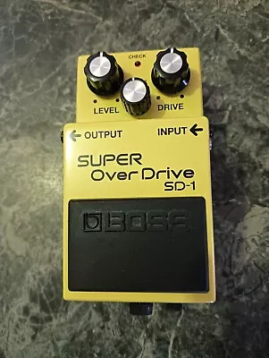 Boss Sd-1 Super Overdrive Guitar Effects Pedal • $114.15