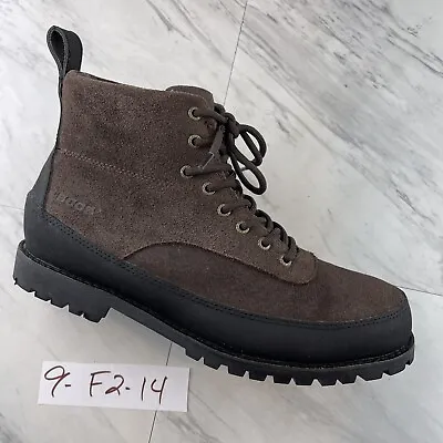 • Bogs Casper Lace Brown Suede Boots Mens Size 9 Waterproof Leather • $78.99