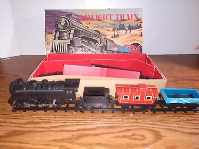 MARX Toys 1960's Wind Up Freight Train With Original Box J-9680 • $59.49