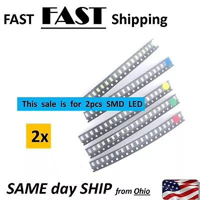 SMD LED 1206 0805 0603 Surface Mount Red Green Blue White Yellow FAST SHIP • $5.99