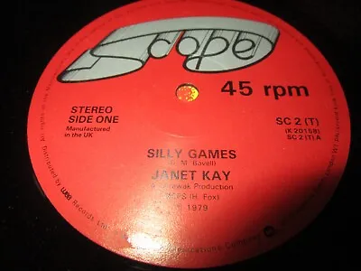 Janet Kay Silly Games / Dangerous Scope Records SC 2  Vinyl 12inch Single • £17.97