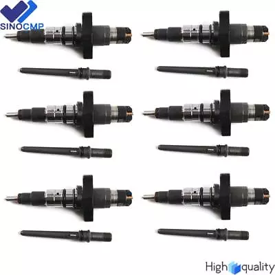 6PCS 0445120255 3949619 Diesel Injectors For Dodge Ram Cummins 2003 2004 5.9L • $478.27