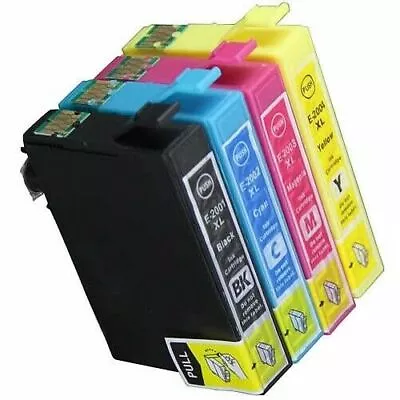 4x Generic Ink Cartridges 200 200XL For Epson XP400 XP410 WF2510 WF2520 WF2530 • $7.30