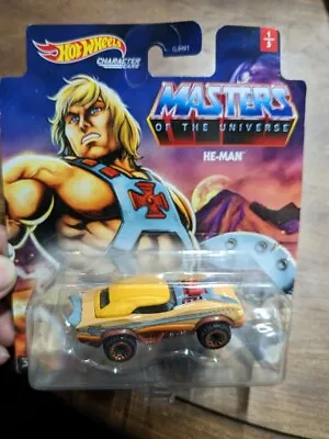 Hot Wheels MOTU Master Of The Universe He-Man Character Car 1/5 • $4.99