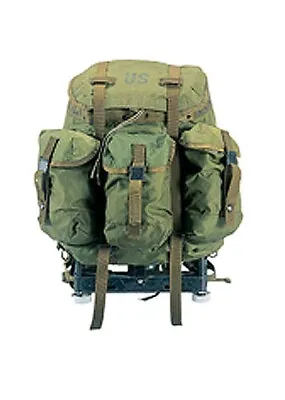 U.S. Armed Forces Large Alice Pack Used W/Frame - Olive Drab • $110.84