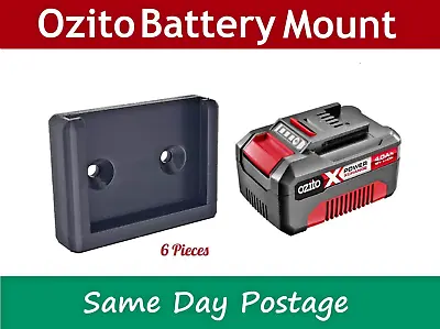 6 X Ozito 18v Battery Holder - Mount Bracket Storage Tool • $13.99