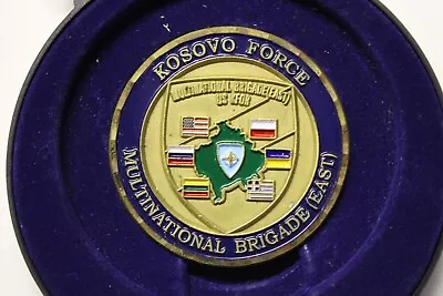 Kosovo Force Multinational Brigade (East) Challenge Coin • $40