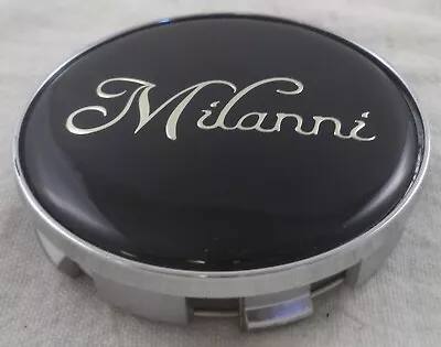 Milanni Wheels Gloss Black / Chrome Custom Wheel Center Cap Caps # BR-K74 • $29.95