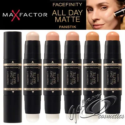 Max Factor Facefinity All Day Matte Panstik Foundation & Shine Control Primer  • £5.50