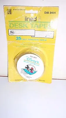 Vintage Judy Instructo Disney's Mickey & Minnie Mouse Lined Desk Tapes Labels  • $16.95