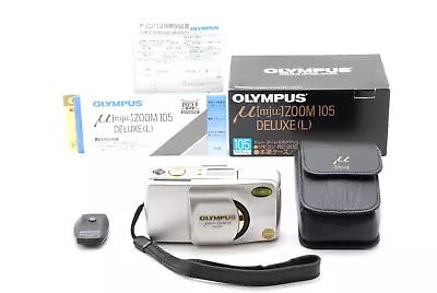 [TOP MINT In Box] Olympus μ Mju ZOOM 105 DELUXE 35mm Point & Shoot Camera JAPAN • $99.99