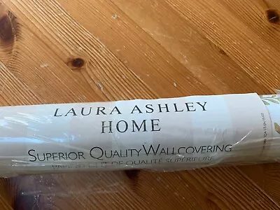 LAURA ASHLEY Wallpaper Josette Metallic Gold W089511 -A/1  Brand New. • £24.99