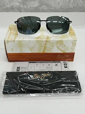 Polarized Sunglasses Maui Jim Hema MJ443-11M 62 14 136 Mat Grey Neutral Grey Len • $137.67