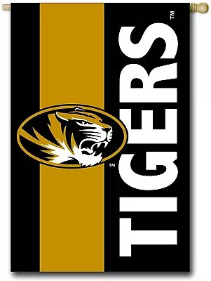 Missouri Tigers Double-Sided Embroidered Logo Applique Flag • $33.79