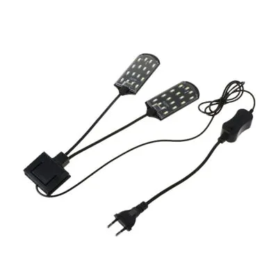 LED Aquarium Light Clip On Nano Fish Tank Lamp 10W Lighting For Planted Tanks • £11.70