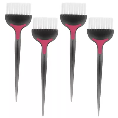  4 Pcs Hair Dyeing Brush Barbershop Comb Coloring Tools Palette • £7.68