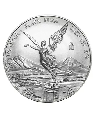 2023 Silver Mexican Libertad Onza 1/4 Oz Brilliant Uncirculated • $17.95