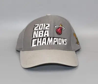 Miami Heat 2012 NBA Champions Adjustable Strapback Cap Hat • $29.95