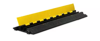 Cable Protector 2-Channel - Small Vehicle Traffic - (1000x254x50mm) - EV Cabl... • £51