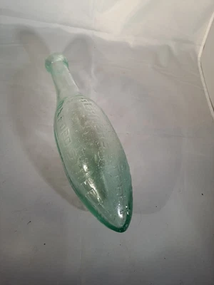 £7.95 • Buy Early 10oz J. Schweppe Victorian Hamilton Bottle C1880's 