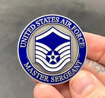 US Air Force Master Sergeant Rank Challenge Coin/Token • $15