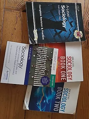 4 X AQA A Level Sociology Revision Books • £20