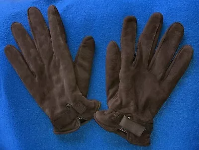 Men's Vintage Wilson's Genuine Suede Leather Thinsulate Gloves DARK BROWN ~ XL • $19.50