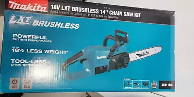 Makita XCU11SM1 18V LXT Brushless Li-Ion 14  Chain Saw Kit (4 Ah) New • $189