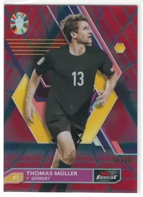 2023-24 Finest Road To Uefa Thomas Muller Red Black Vaporwave Refractor /10 • $89.99