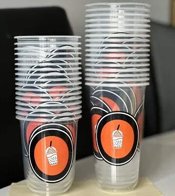 £9.99 • Buy 500ml/700ml U Shape PP Plastic Cup For Bubble Tea, Smoothie And Milkshake
