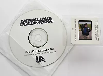 CD-ROM + Color Slide BOWLING FOR COLUMBINE Moore Documentary Movie PRESS KIT • $5