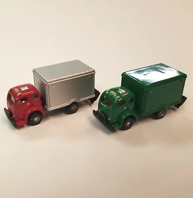 N Scale Custom Metal Works Mini Metals Box Trucks (Lot Of 2) • $11.99