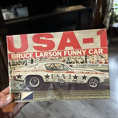 Vintage Bruce Larson Usa-1 Funny Car By Mpc  ~ Model Kit ~ • $55.01