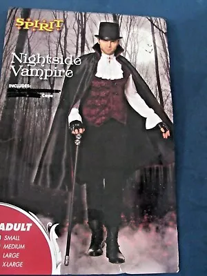 Spirit Halloween Adult Gothic Vampire Cape Size Medium • $21.99